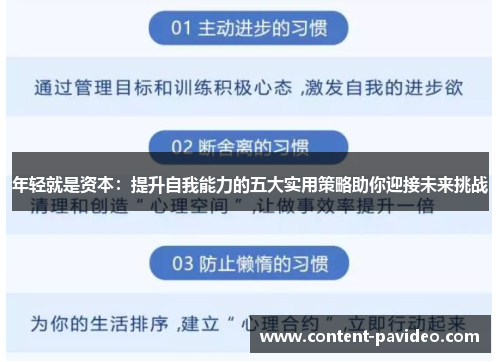 年轻就是资本：提升自我能力的五大实用策略助你迎接未来挑战